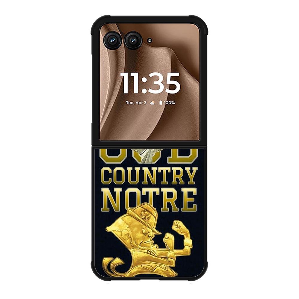 notre dame fighting irish 4th Motorola Moto RAZR Plus 2025 Case