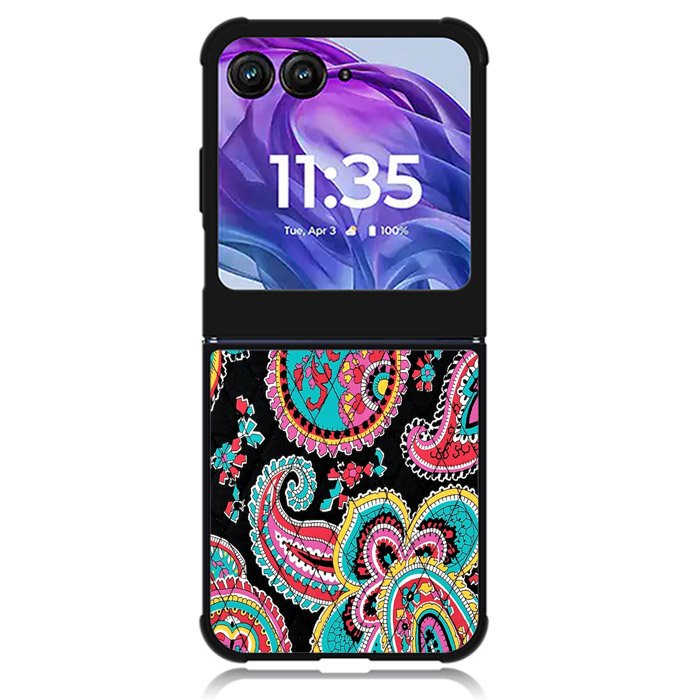 Parisian Paisley Vera Bradley Motorola Moto Razr Plus 2024 , Moto Razr+ 2024 Case