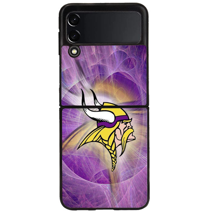minnesota vikings wallpaper Samsung Galaxy Z Flip 4 5G 2022 Case
