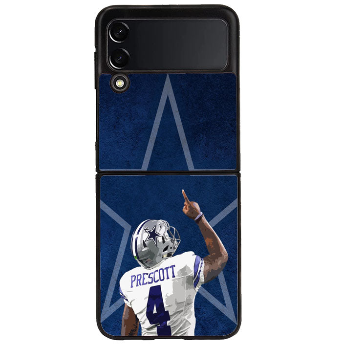 Dak Prescott Cowboys 1st Samsung Galaxy Z Flip 4 5G 2022 Case