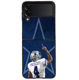 Dak Prescott Cowboys 1st Samsung Galaxy Z Flip 4 5G 2022 Case