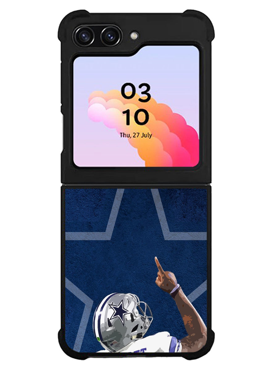 Dak Prescott Cowboys 1st Samsung Galaxy Z Flip 5 5G 2023 Case