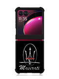 maserati logo 2nd Motorola Moto Razr Plus 2023 , Moto Razr+ 2023 Case