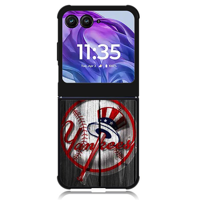 new york yankees logo 6th Motorola Moto Razr Plus 2024 , Moto Razr+ 2024 Case