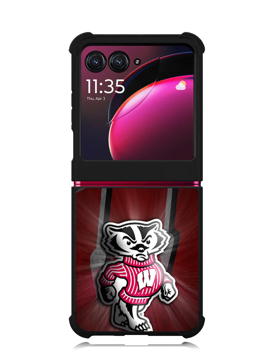 wisconsin badger Motorola Moto Razr Plus 2023 , Moto Razr+ 2023 Case