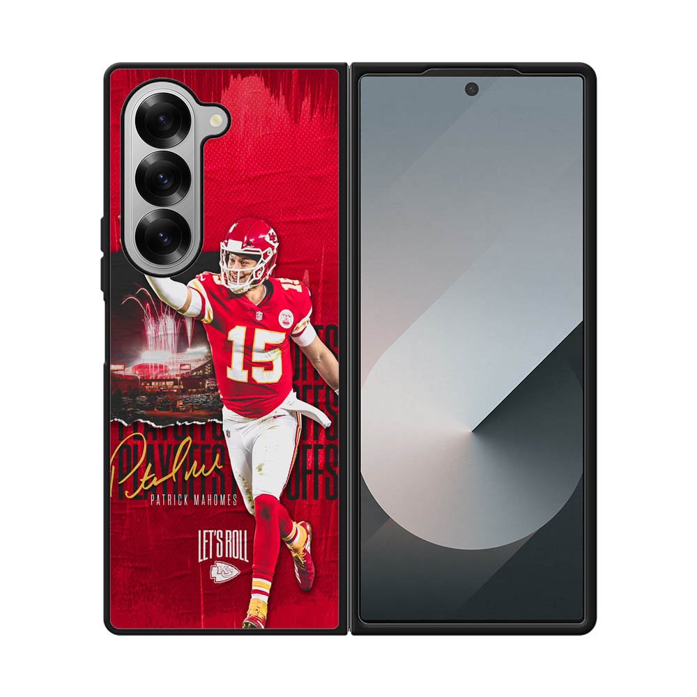 Patrick Mahomes Wallpaper Samsung Galaxy Z Fold 7 5G Case