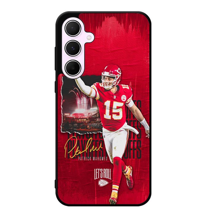 Patrick Mahomes Wallpaper Samsung Galaxy A55 5G Case DC1384