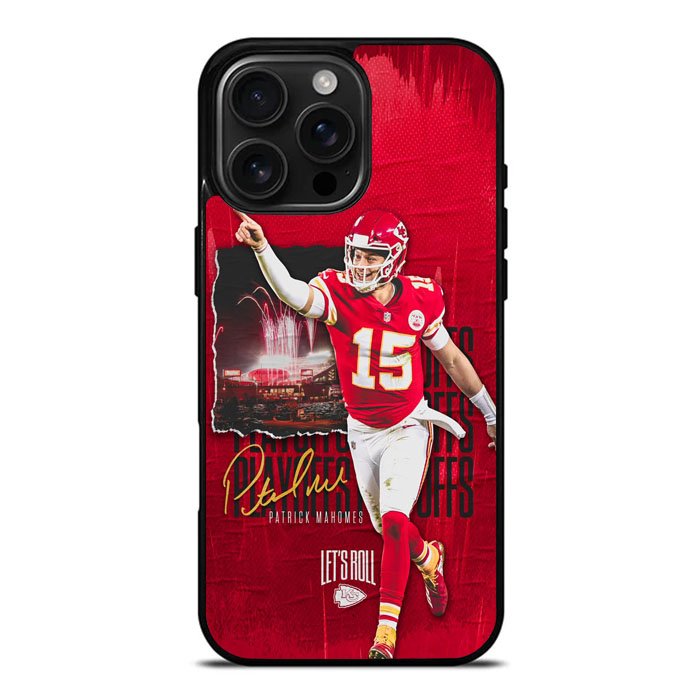 Patrick Mahomes Wallpaper iPhone 16 Pro Case DC1384