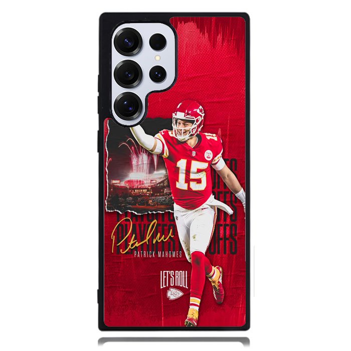 Patrick Mahomes Wallpaper Samsung Galaxy S25 Ultra Case DC1384