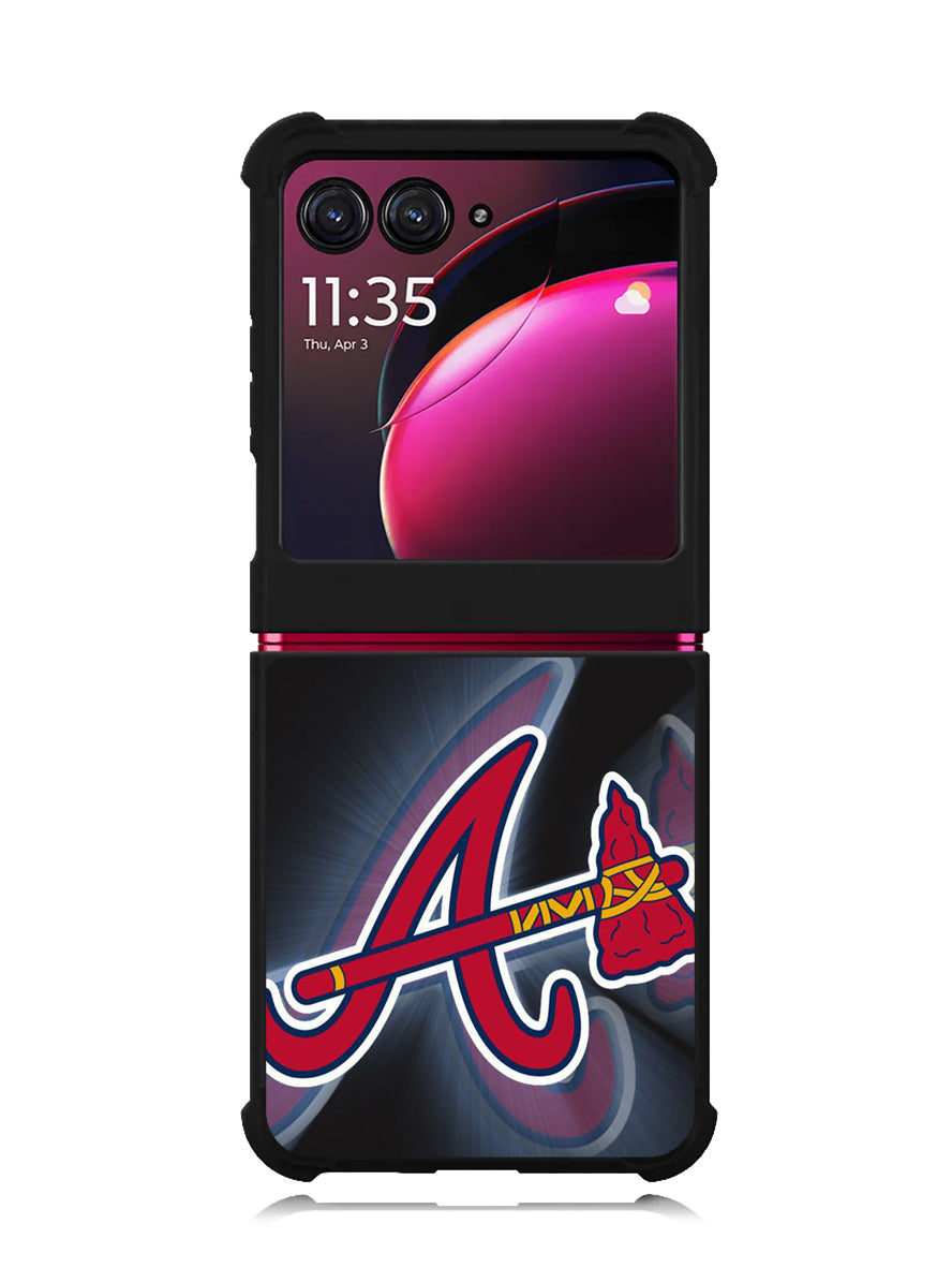 atlanta braves logo 1st Motorola Moto Razr Plus 2023 , Moto Razr+ 2023 Case