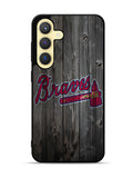 atlanta braves wood Samsung Galaxy S25 Plus 5G , Samsung Galaxy S25+ 5G Case
