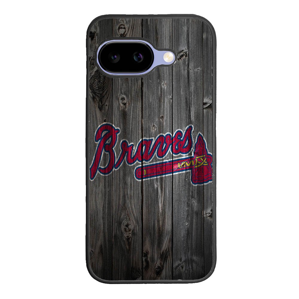 atlanta braves wood Google Pixel 10A Case