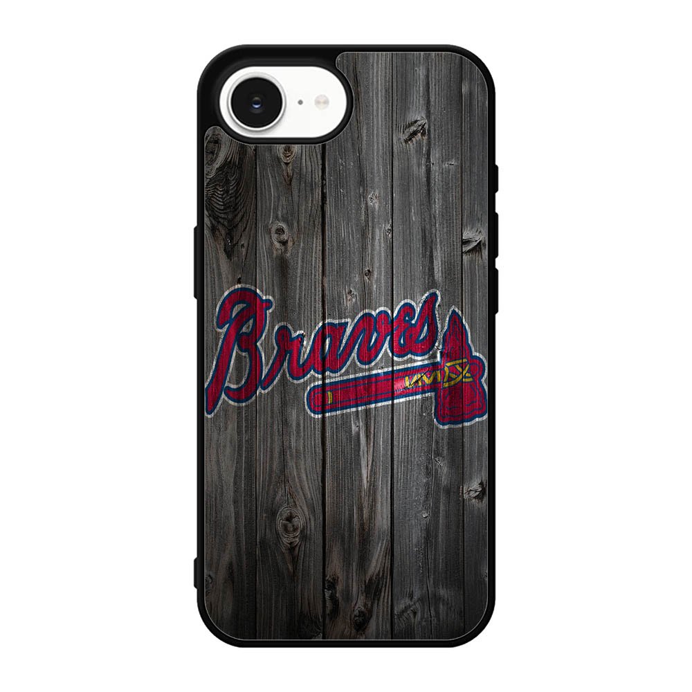 atlanta braves wood iPhone 17e Case