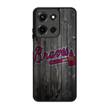 atlanta braves wood Motorola Moto G 5G 2025 Case DC6988