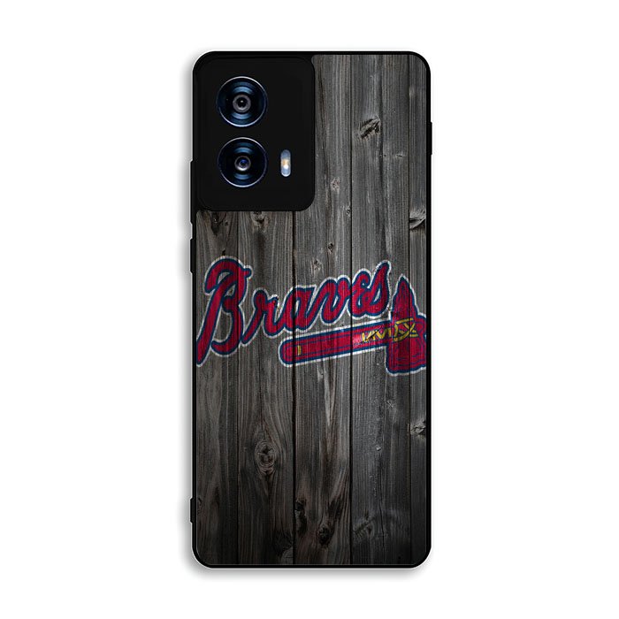 atlanta braves wood Motorola Moto G Power 5G 2024 Case DC7991