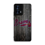 atlanta braves wood Motorola Moto G Power 5G 2024 Case DC2481