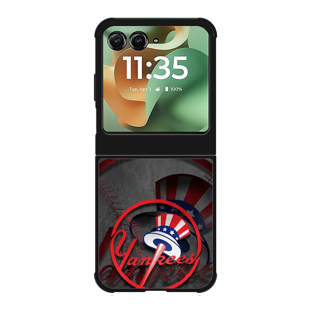 new york yankees logo 7th Motorola Moto RAZR 2025 Case