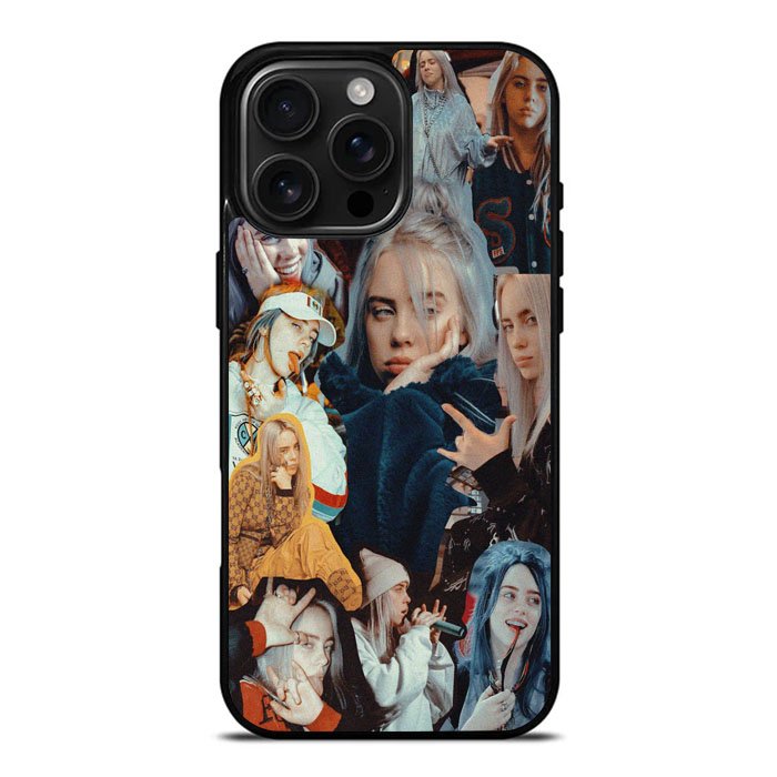 Billie Eilish Singer Collage XiPhone 16 Pro Max Case DC0186