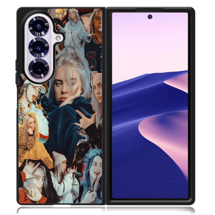 Billie Eilish Singer Collage XSamsung Galaxy Z Fold 7 Case DC0186