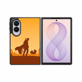 Baby Yoda And Mandalorian XSamsung Galaxy Z Fold 8 Case DC0128