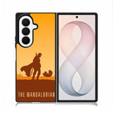 Baby Yoda And Mandalorian XSamsung Galaxy Z Fold 8 Ultra Case DC0128