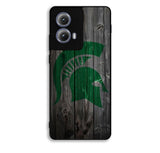 michigan state logo Motorola Moto Edge 2024 Case DC3923