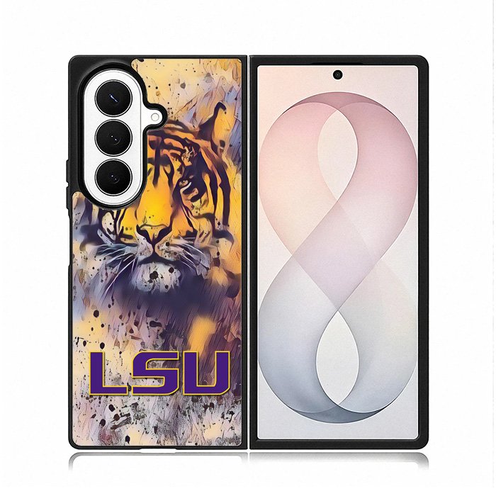 Lsu Tigers Symbol XSamsung Galaxy Z Fold 8 Ultra Case DC1074