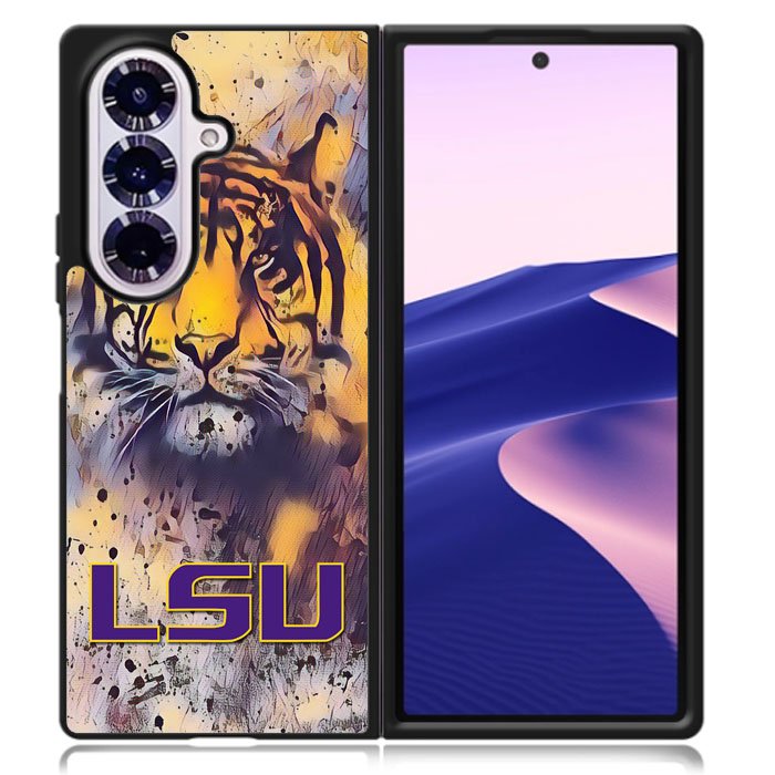 Lsu Tigers Symbol XSamsung Galaxy Z Fold 7 Case DC1074