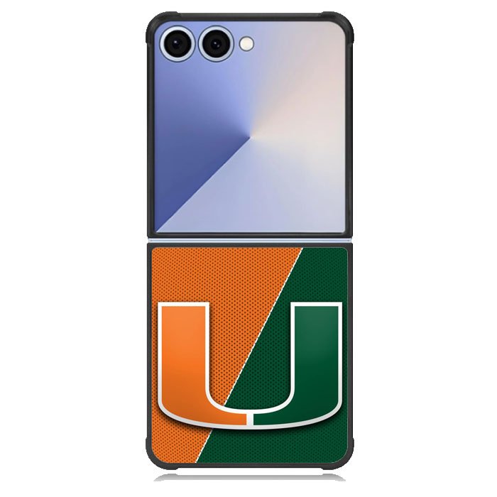 Miami Hurricanes Symbol XSamsung Galaxy Z Flip 7 Case DC1140