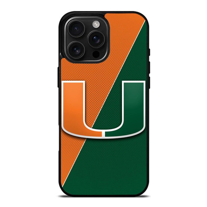 Miami Hurricanes Symbol XiPhone 16 Pro Max Case DC1140