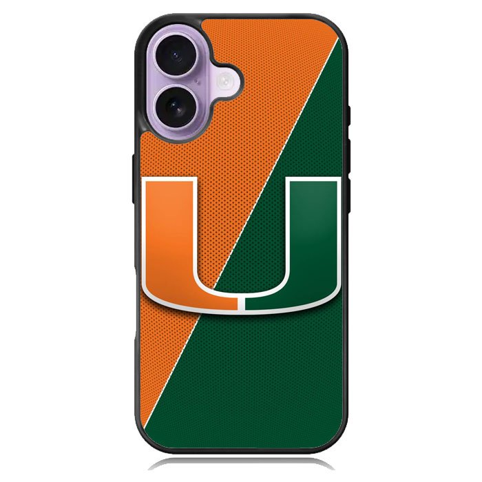 Miami Hurricanes Symbol XiPhone 16 Plus Case DC1140