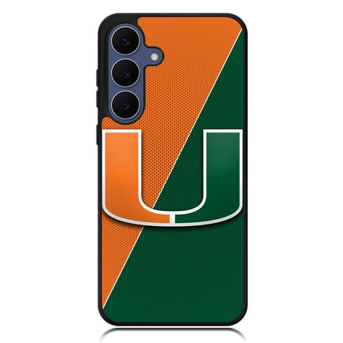 Miami Hurricanes Symbol XSamsung Galaxy S24 FE Case DC1140