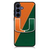 Miami Hurricanes Symbol XSamsung Galaxy S23 Case DC1140