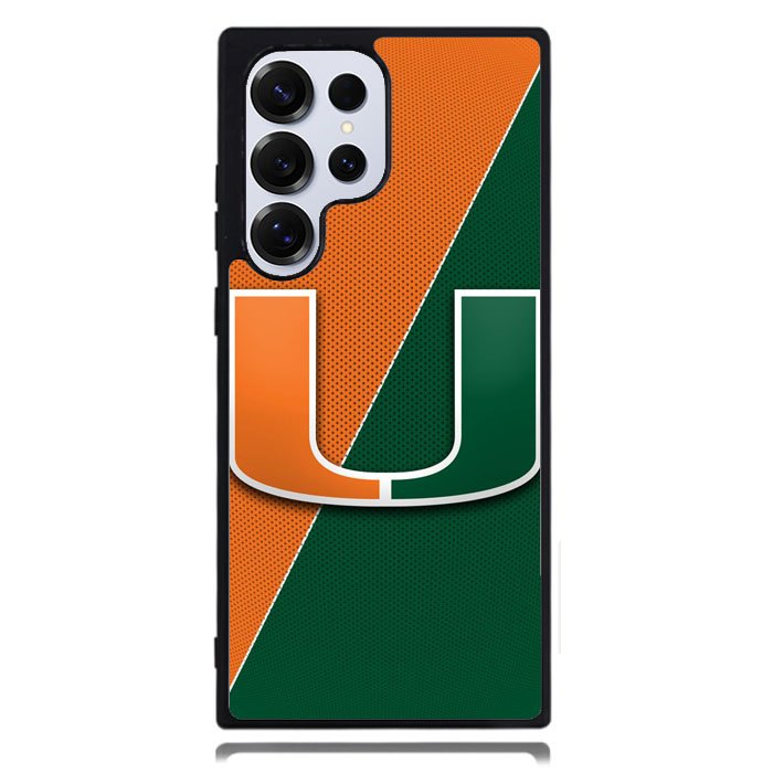 Miami Hurricanes Symbol XSamsung Galaxy S24 Ultra Case DC1140