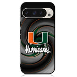 Miami Hurricanes XGoogle Pixel 9 | Google Pixel 9 Pro Case DC1141