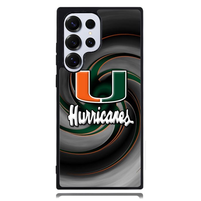 Miami Hurricanes XSamsung Galaxy S25 Ultra Case DC1141