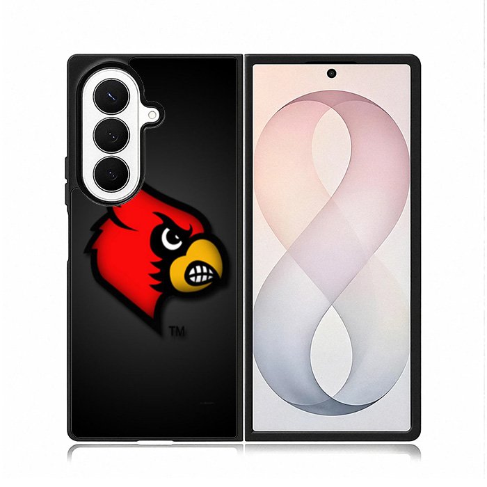 Louisville Cardinal XSamsung Galaxy Z Fold 8 Ultra Case DC1070