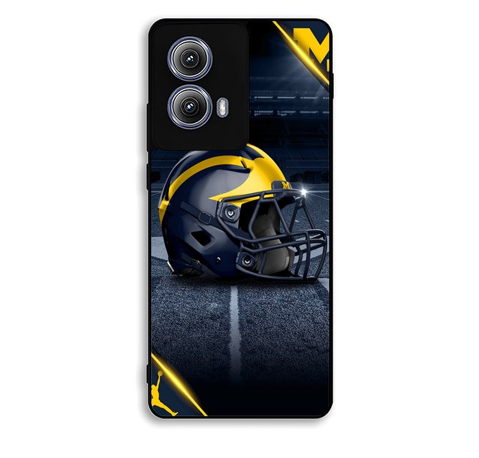 michigan wolverines helmet Motorola Moto Edge 2024 Case DC0363