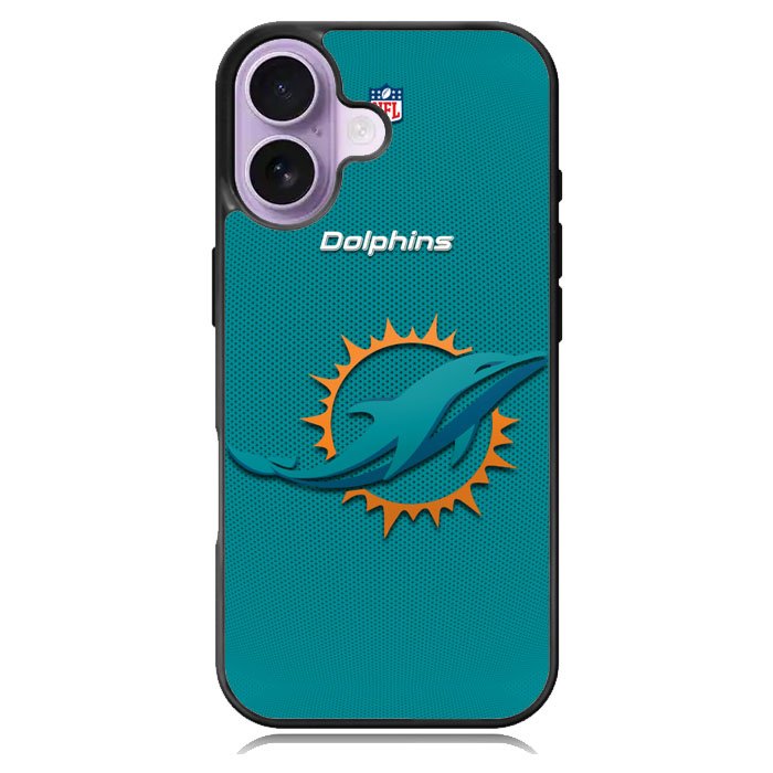 Miami Dolphins Nfl Logo XiPhone 16 Plus Case DC1136
