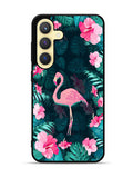 Flamingo And Flowers Samsung Galaxy S24 Plus 5G , Samsung Galaxy S24+ 5G Case