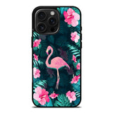 Flamingo And Flowers iPhone 16 Pro Case DC0646