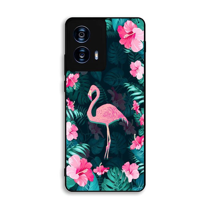 Flamingo And Flowers Motorola Moto G Power 5G 2024 Case DC8035
