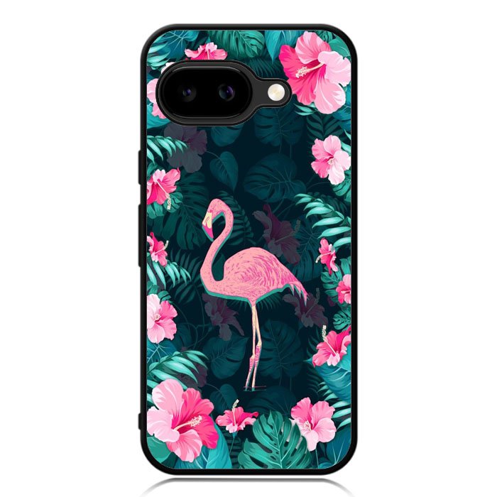 Flamingo And Flowers Google Pixel 9A Case DC0646