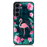 Flamingo And Flowers Samsung Galaxy S23 Case DC0646