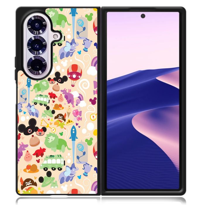 Cute Disney Background Samsung Galaxy Z Fold 7 Case DC0415