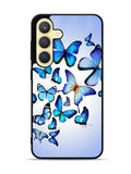 Beautiful Blue Butterfly Samsung Galaxy S24 Plus 5G , Samsung Galaxy S24+ 5G Case