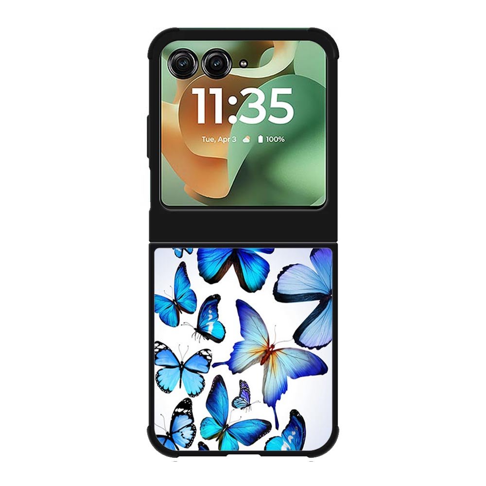 Beautiful Blue Butterfly Motorola Moto RAZR 2025 Case