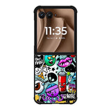 Cartoon Graffiti Motorola Moto RAZR Plus 2025 Case