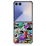 Cartoon Graffiti Samsung Galaxy Z Flip 7 Case DC0293