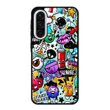Cartoon Graffiti Samsung Galaxy A36 Case DC0293